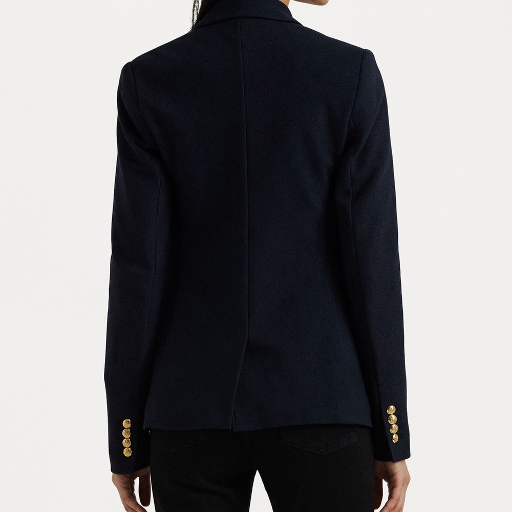 Lauren Ralph Lauren Bullion Jacquard Blazer Lauren Navy - Picture 3 of 9